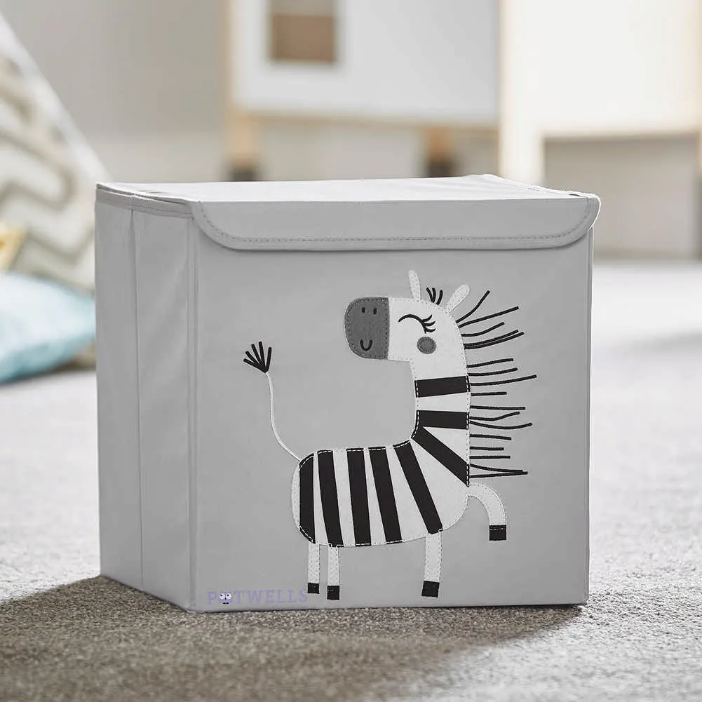 Potwells Storage Box - Zebra